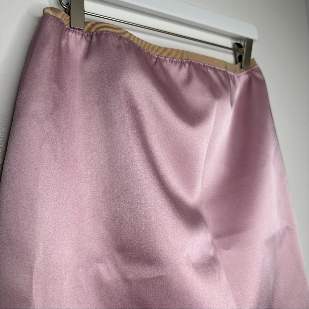 NWT MARC JACOBS Duchesse-satin Skirt In Baby Pink Size 6 - Picture 4 of 10